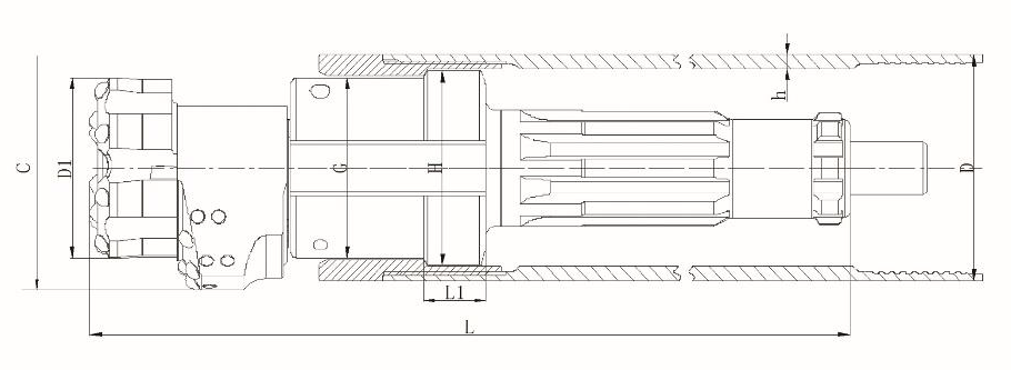 Eccentric casing system /ODEX system8