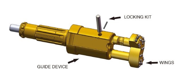 Concentric casing system with wings