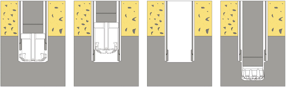 Concentric casing system with wings2